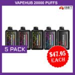 VAPEHUB 20000 PUFFS – 5 PACK