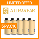 5 PACK – ALIBARBAR INGOT – 9000 PUFFS