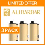 3 PACK – ALIBARBAR INGOT – 9000 PUFFS
