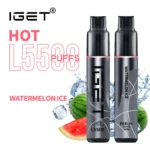 WATERMELON ICE – IGET HOT – 5500 PUFFS