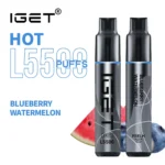 BLUEBERRY WATERMELIN – IGET HOT – 5500 PUFFS