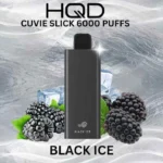 BLACK ICE – HQD SLICK – 6000 PUFFS