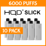 10 PACK – HQD SLICK – 6000 PUFFS