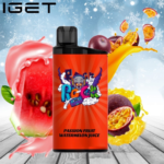PASSIONFRUIT WATERMELON JUICE – IGET BAR – 3500 PUFFS