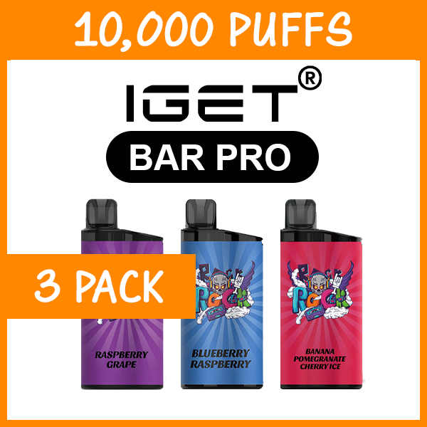 IGET-BAR-PRO-3-PACK.png 3 PACK – IGET BAR PRO – 10000 PUFFS - Image 1