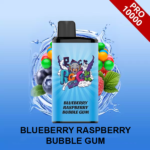 BLUEBERRY RASPBERRY BUBBLE GUM – IGET BAR PRO – 10000 PUFFS