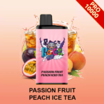 PASSION FRUIT PEACH ICE TEA – IGET BAR PRO – 10000 PUFFS