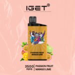 PASSIONFRUIT MANGO LIME – IGET BAR – 3500 PUFFS