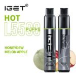 HONEYDEW MELON APPLE – IGET HOT – 5500 PUFFS
