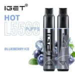BLUEBERRY ICE – IGET HOT – 5500 PUFFS