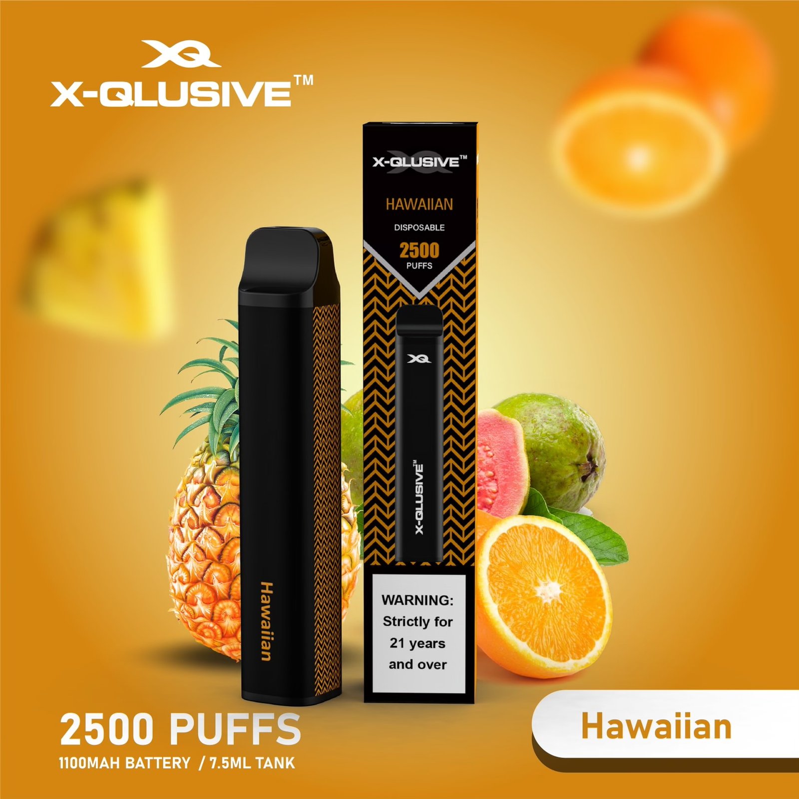 IMG_4470.jpg X-QLUSIVE HAWAIIAN – 2500 PUFFS - Image 1