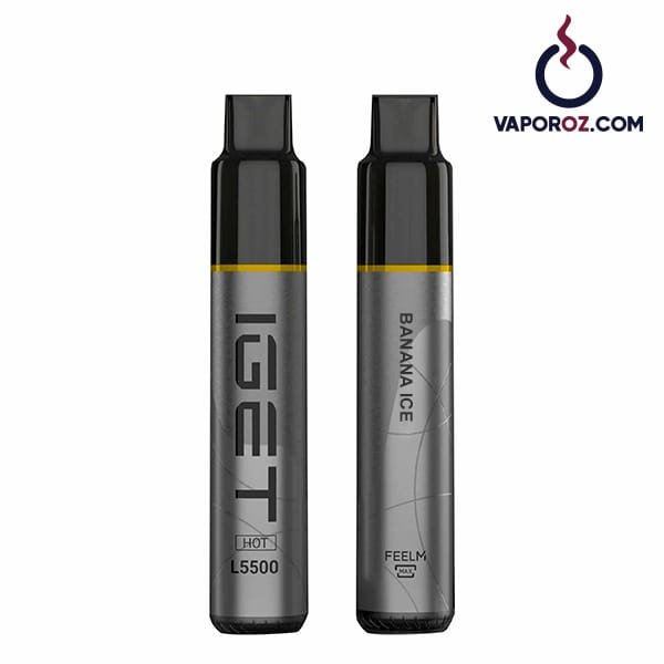 Igethot-Banana-ice.jpg IGET Hot 5500 Puffs - Image 1