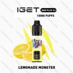 IGET BAR PLUS S3 KIT – Lemonade Monster