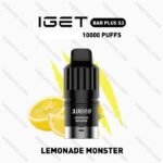 IGET BAR PLUS S3 POD – Lemonade Monster