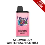 IGET BAR PRO 10000 – Strawberry White Peach Ice Mist