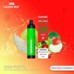 X-QLUSIVE MEGA APPLE PEACH STRAWBERRY – 3500 PUFFS