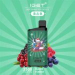 BLACK FOREST (Blackberry Raspberry Blueberry Cherry) – IGET BAR – 3500 PUFFS