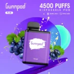 GUNNPOD PLUS GRAPE ICE – 4500 PUFFS