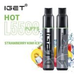 STRAWBERRY KIWI ICE – IGET HOT – 5500 PUFFS