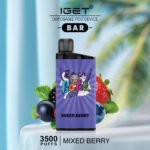 MIXED BERRY – IGET BAR – 3500 PUFFS