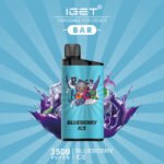 BLUEBERRY ICE – IGET BAR – 3500 PUFFS
