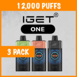 3 PACK – IGET ONE – 12000 PUFFS