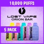 5 PACK – ORION BAR LOST VAPE 10000