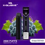 X-QLUSIVE GRAPE ESTASI – 2500 PUFFS